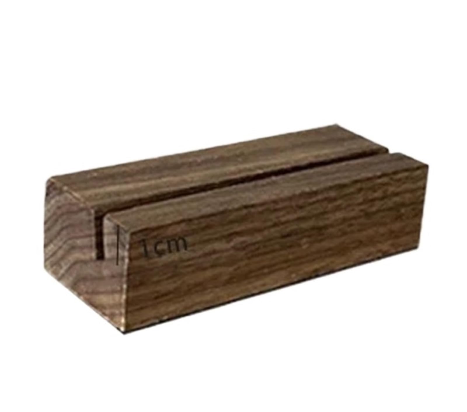 Zovloer Solid Wood Products Price Tag 8pcs Solid Wood Price Tag Holder Table Sign Display Stand For Labels And Menus Wooden Cards And Clips For Retail Store Boutique Restaurant(Color1,M)
