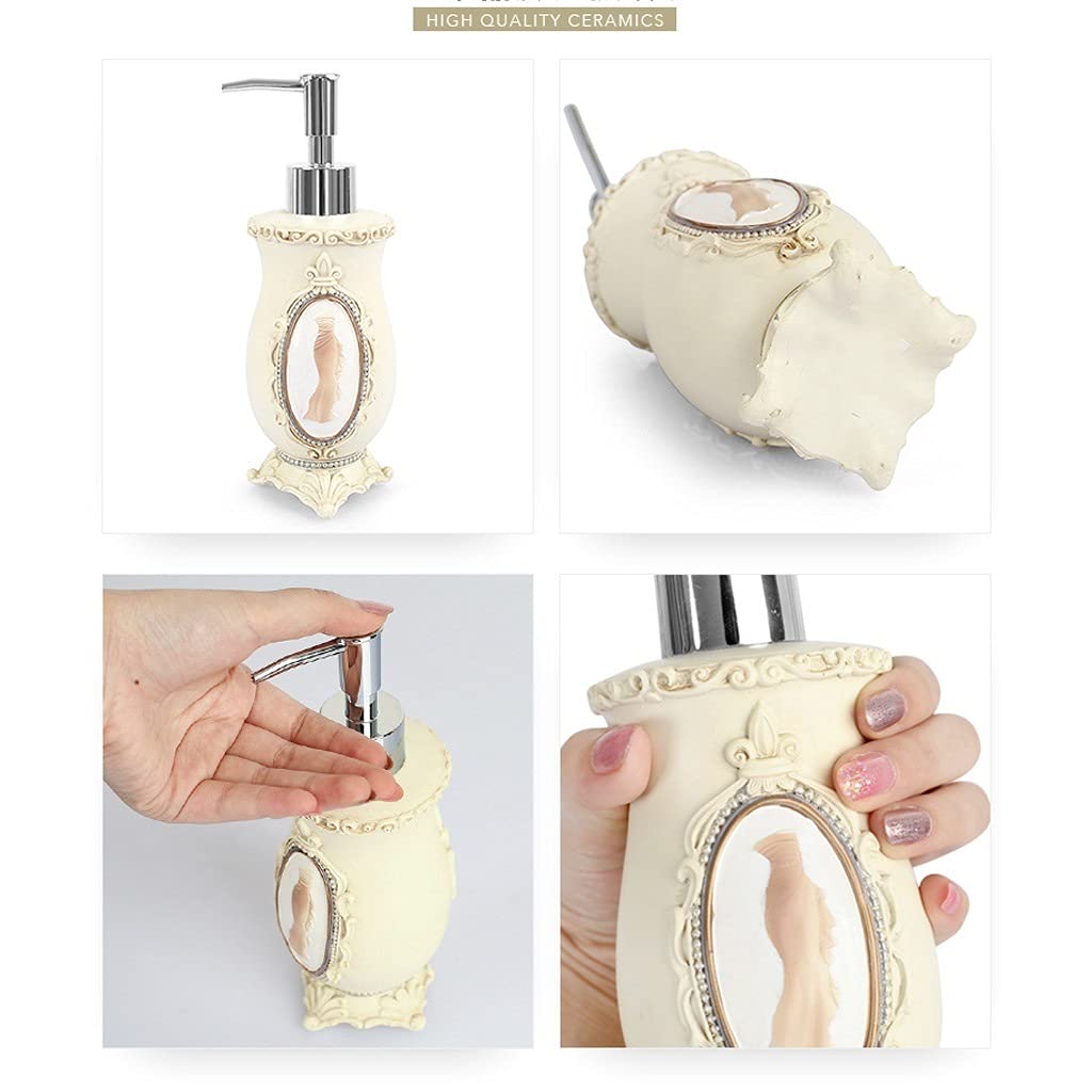 moisture Zestaw dozownika mydła kreatywna emulsja łazienkowa butelka butelka łazienka push mydło do kąpieli woda pitna maszyna klasyczne piękno (pojedynczy kawałek) dozownik mydła do domu (kolor: A)