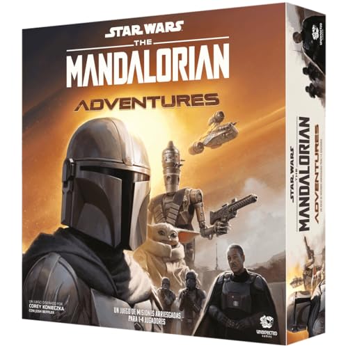 Asmodee The Mandalorian: Adventures | Juego de Mesa de Aventuras Cooperativo En El Universo de Star Wars | A Partir de 12 Años | De 1 a 4 Jugadores | 30-60 Minutos por Partida | Español