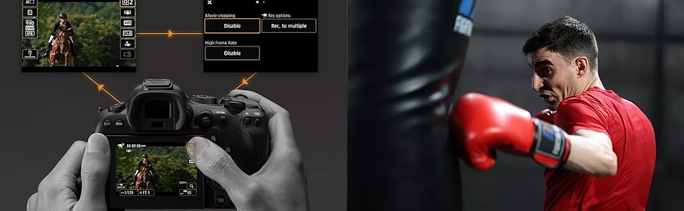Image of Canon EOS R6 Mark II Mirrorless Camera with PIXIBYTES Microfiber Cleaning Cloth (Body w /Lens + Pro Bundle)