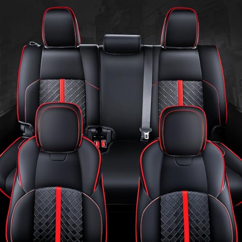 Image of Leather Seat Covers Custom Fit for Tacoma Gen 4th (2024-2026) Double Cab | Custom Fit for SR, SR5, TRD PreRunner, TRD Sport, TRD Off-Road, Limited, Trailhunter - Fully Covered - Fit Like a Glove