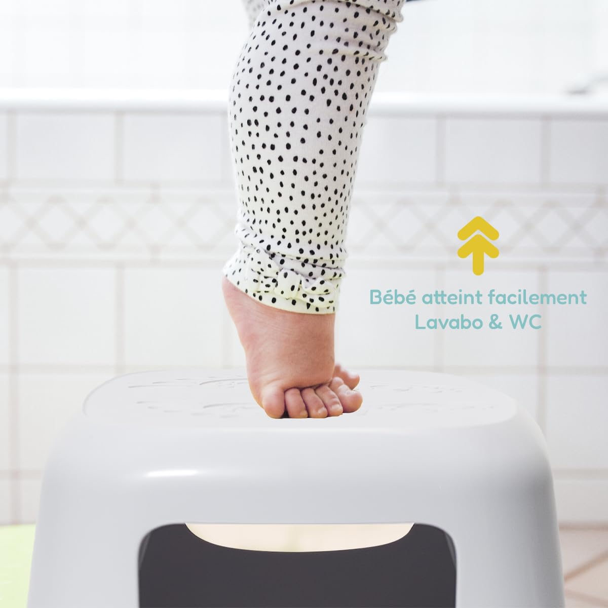 Set WC per bambini - Vasetto per bambini + Riduttore WC per bambini + Pedana - Resistente agli schizzi confortevole antiscivolo - Imparare la pulizia (bianco)