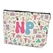 Nurse Practitioner Gifts for Women NP Makeup Bag Nursing Cosmetic Bag Nurse Gifts Nursing Student Gifts Nurse Day Birthday Nurse Appreciation Gifts for Nurse RN Nurse Practitioner Makeup Zipper Pouch