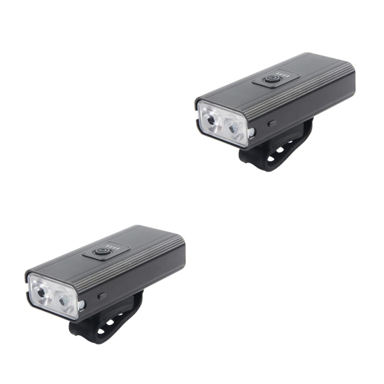 SUPVOX 2 Sets Bicycle Front Light Bike Headlight Flashlight for Safe Outdoor Riding