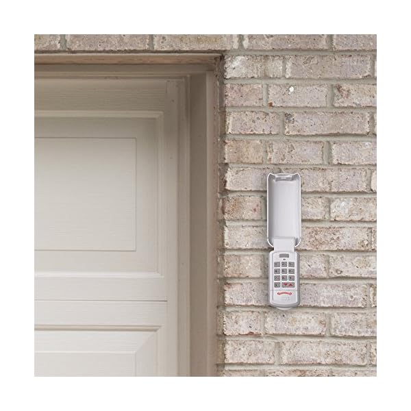 Overhead Door Wireless Garage Door Opener Keypad WeatherResistant OKPBX White,1 Pack