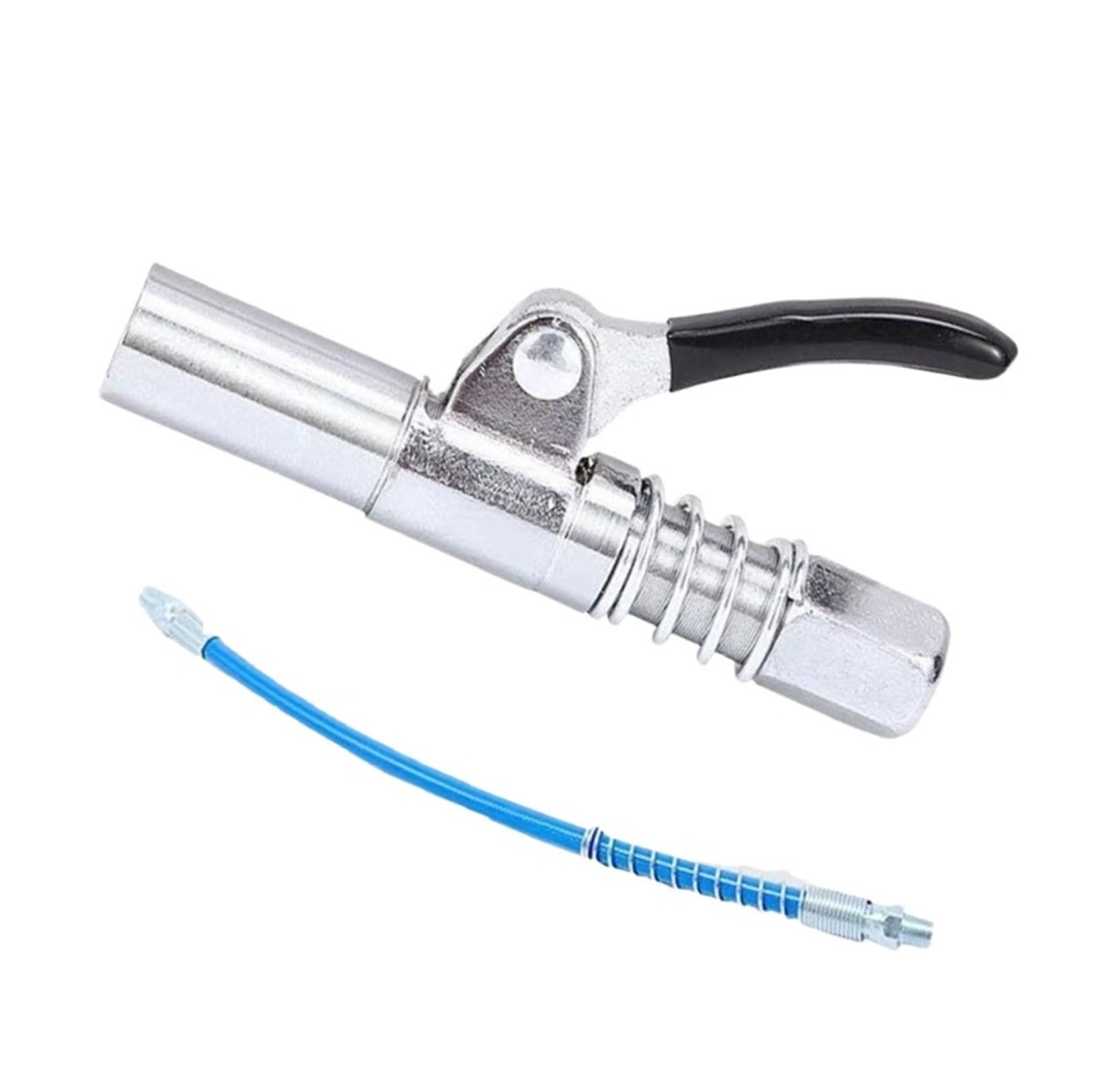 LYMFE Grease Gun,Heavy-Duty Handle Grease Gun Quick Release Grease Guns Auto Replacement Parts Lube 10,000PSI Lock Grease Coupler High-Pressure Oil Injections Nozzles (Color : B)