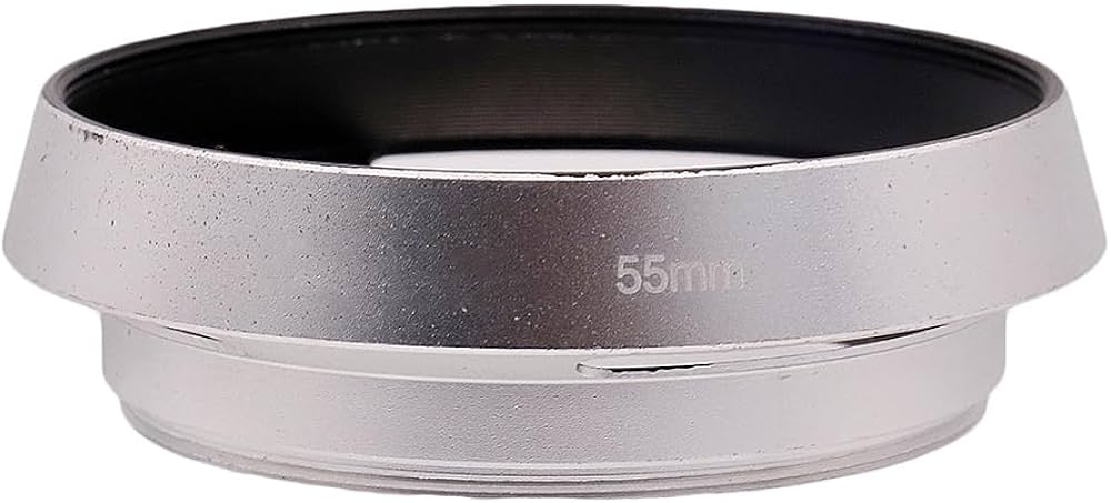 Amazon | Toileum 55mmメタルレンズフード ねじ込み式レンズフード55