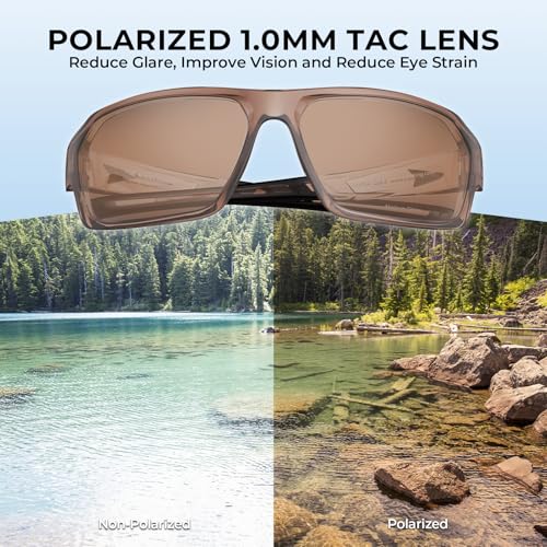KastKing Chippewa Polarized Sunglasses – UV400 Protection, Full Wrap, 1.0mm TAC Lenses for Fishing, Cycling & Outdoor Sports - image 2