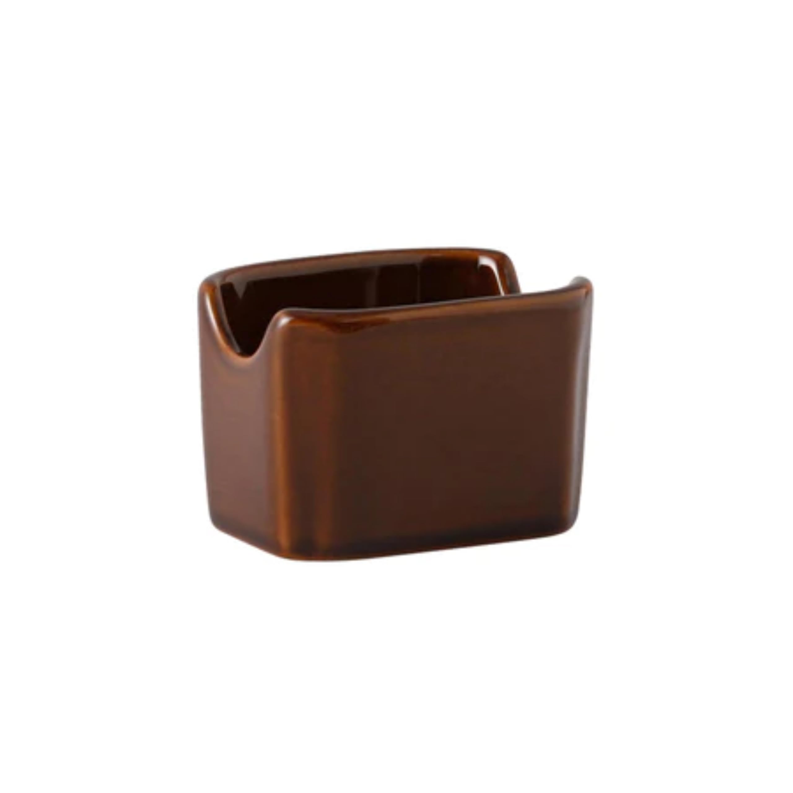 Tuxton China BAQ-034 Sugar Packet Holder, 3-1/2