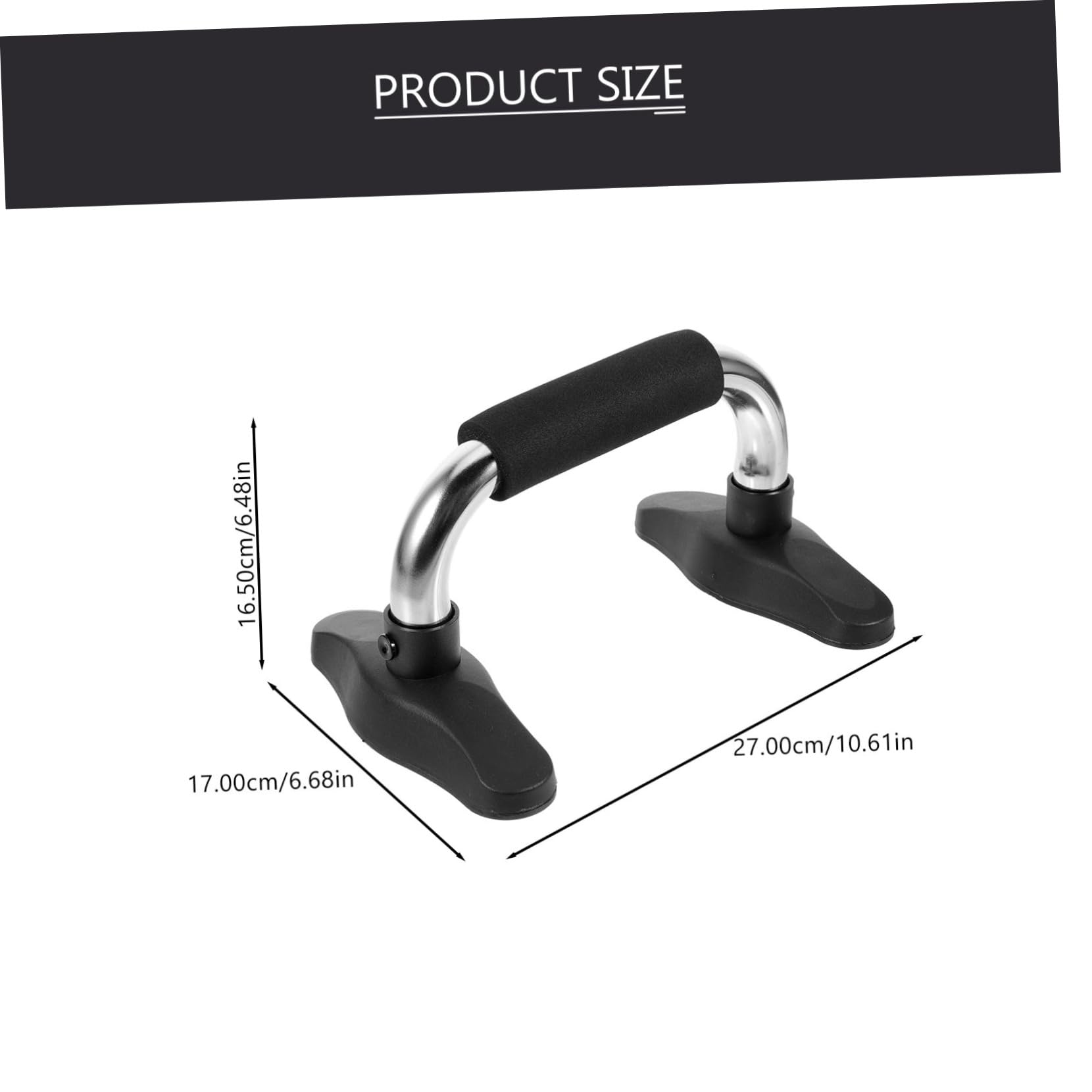 Toddmomy Fitness Accessory Bars for Men Stomach Exercise Equipment Anti-slip Handles Random Color