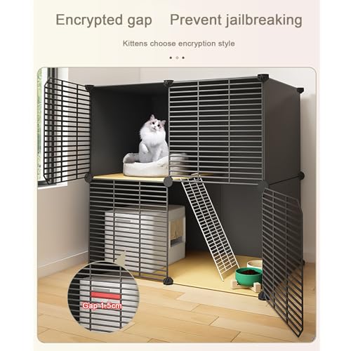 Conception robuste pour cette cage pour chat modulable