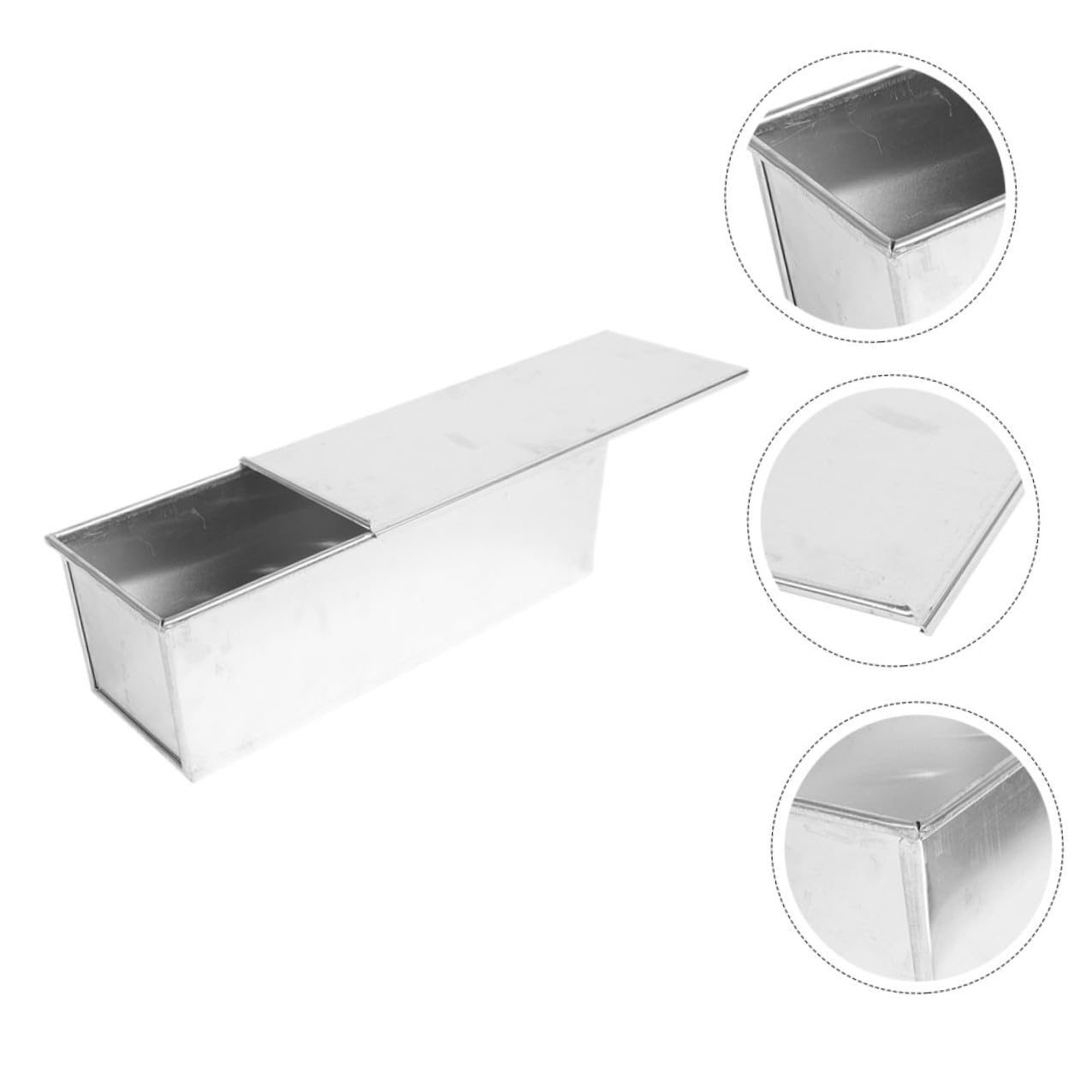 Brotform mit Deckel aus Aluminiumlegierung Antihaft für Toast und Brot
