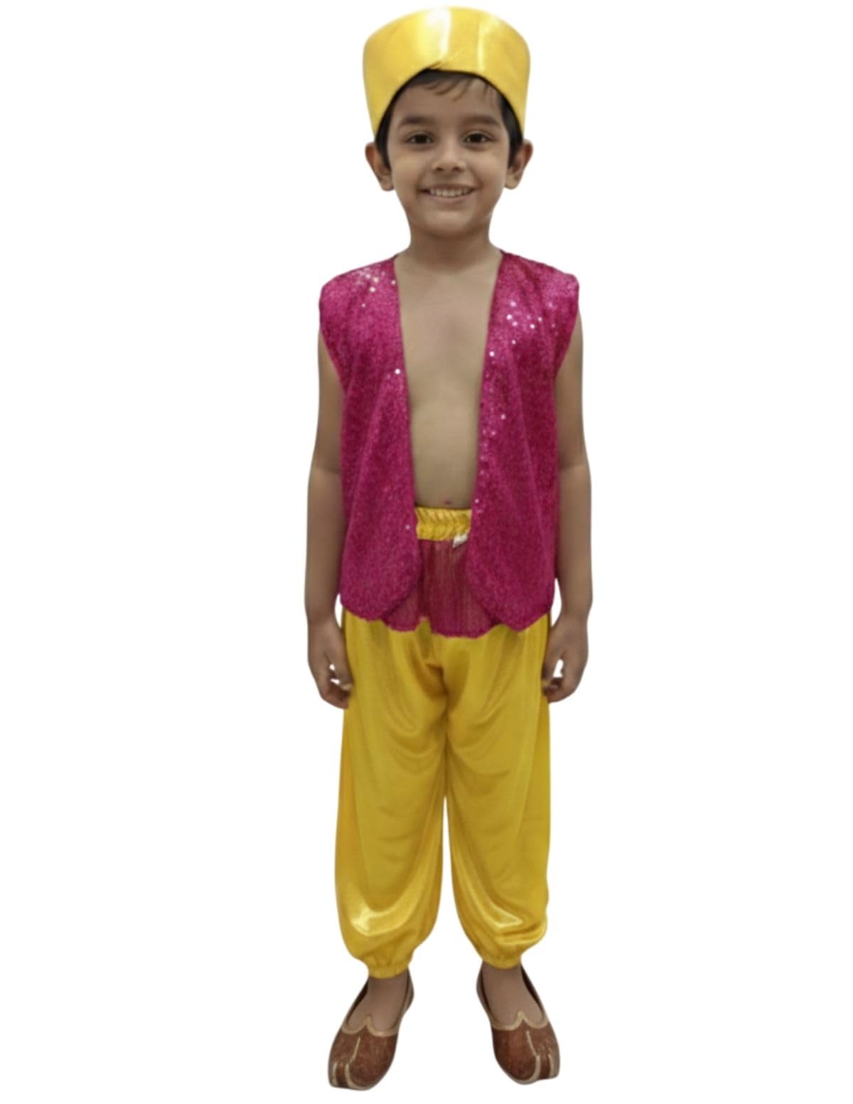Aladdin Arabian Boys Western Dance Costume for Boys Costume for School Annual Days 4-5 years
