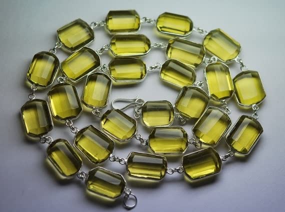 Collier quartz vert et argent idéal pour illuminer vos tenues d'été
