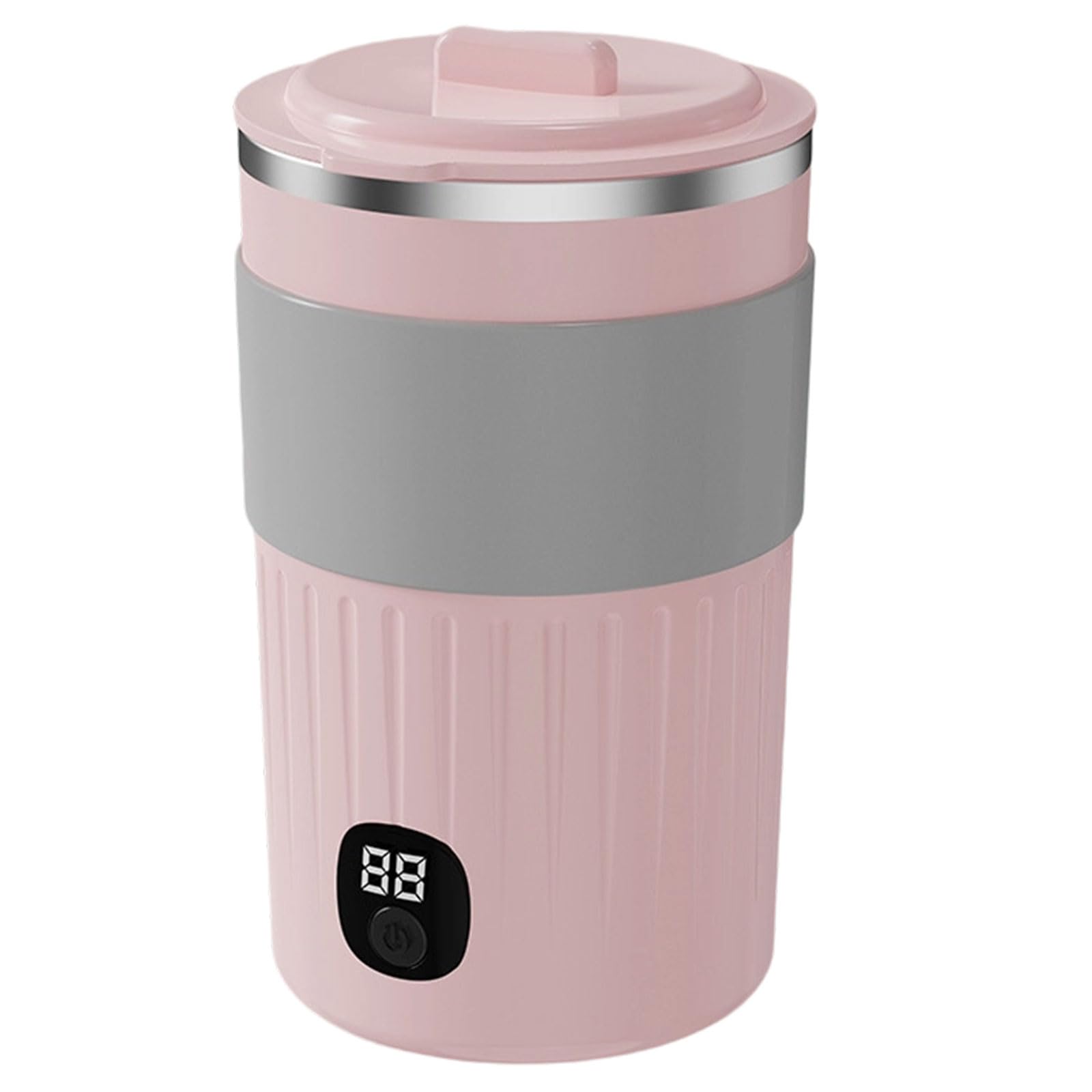 Hredyqw Electric Coffee Automatic Stirring Cup With Magnetic Mixing Rechargeable Battery And Temperature Display For