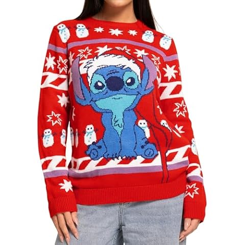 Disney Lilo & Stitch Christmas Jumper for Women Cover
