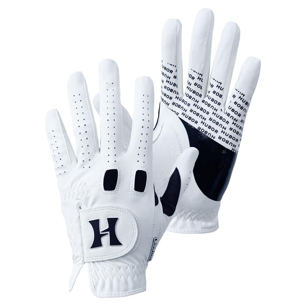 HUBOR Golf Glove Grip 2 – Men’s/Women’s All‑Weather Leatherette & Mesh Golf Glove
