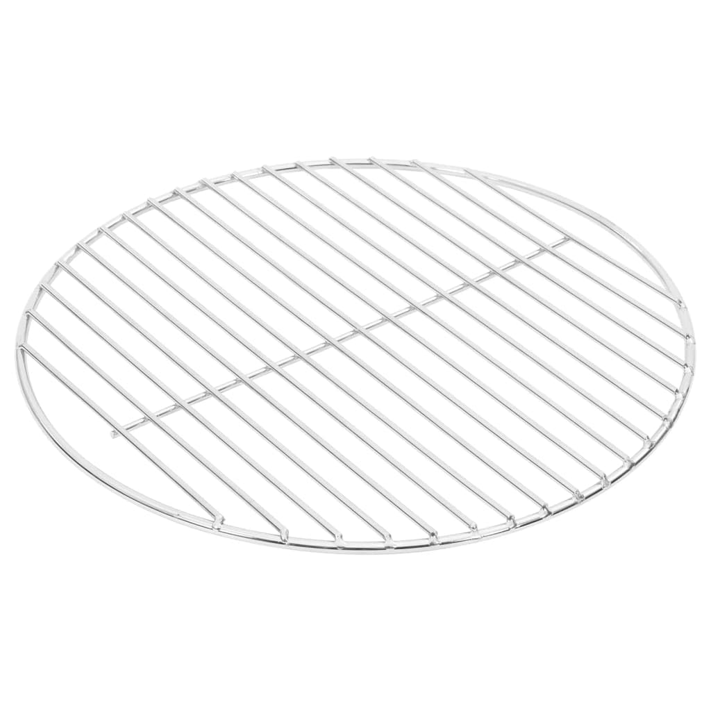 vidaXL Rejilla de Parrilla BBQ Redonda Acero Inoxidable 304 Ø34,5 cm, Rejilla de Parrilla de reemplazo, Parrilla de cocción, Rejilla de Parrilla de Barbacoa