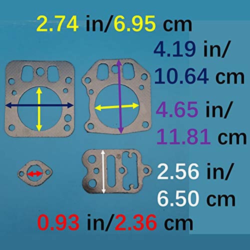 Image of Complete Engine Rebuild Gasket Set Kit Compatible with 499686 690219 692702 694090 698156 792384 795442 121600 122600 12Y600 Vertical Horizontal Engine New Z469