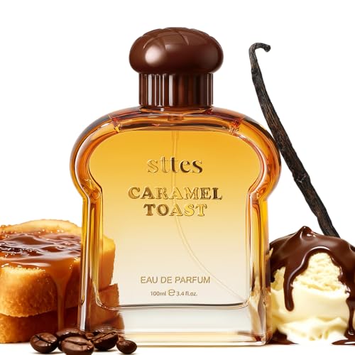 Sttes Caramel Toast Eau de Parfum Warm Gourmand Fragrance with Vanilla Coffee Chocolate Notes 100ml