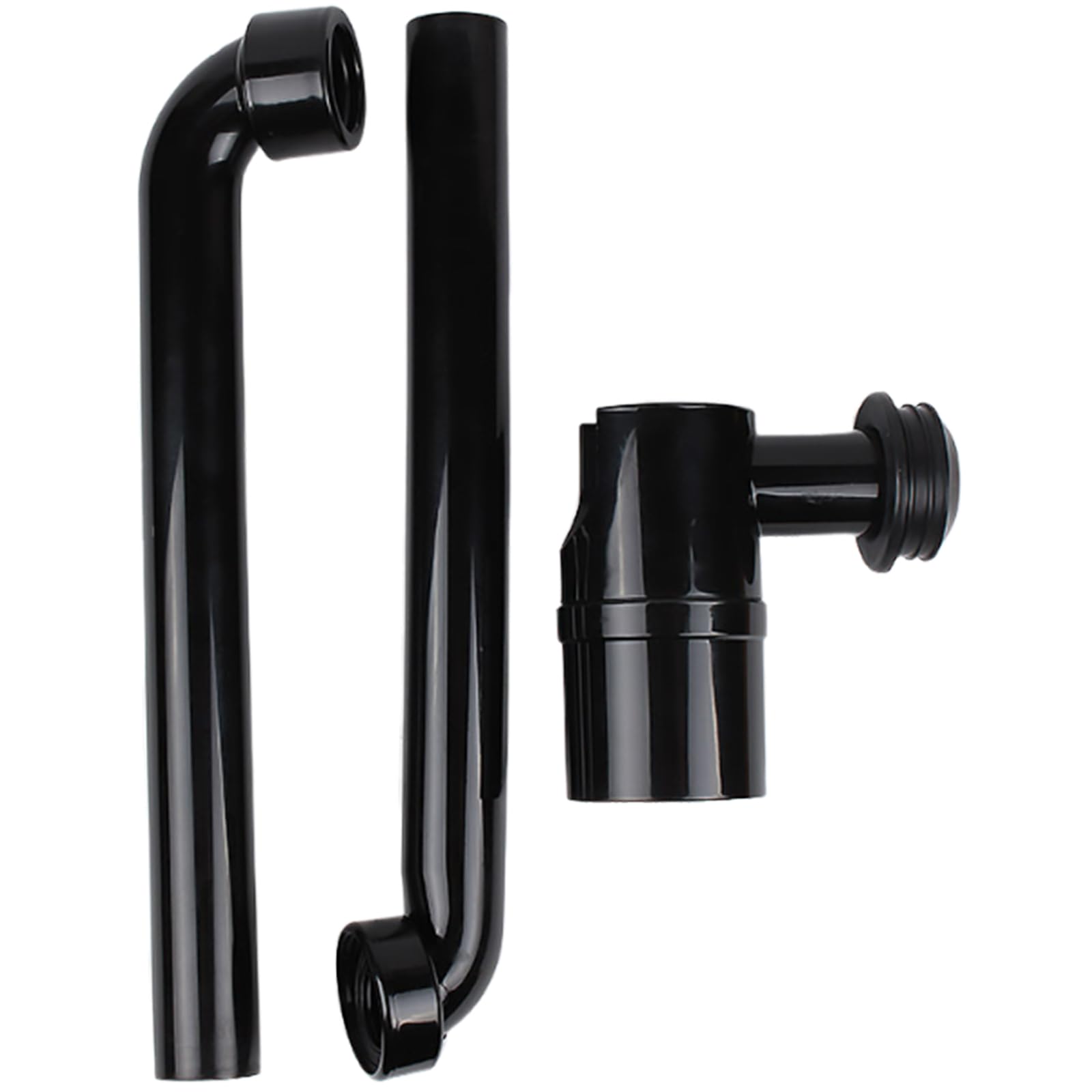 Bathroom Drain Pipe Adjustable Sink Drain Adjustable Washbasin Siphon 1 / 4Inch Space Saving Sink Waste Washbasin Siphon