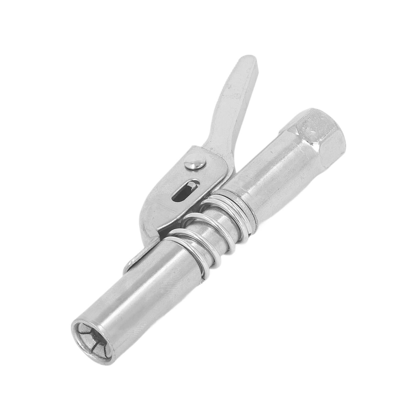 LYMFE Grease Gun,Heavy-Duty Handle Grease Gun 1pcs Grease Gun Coupler Minimum High Pressure Quick Release Lock Tip Oil Injection Nozzle