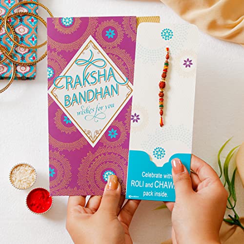 Image of ARCHIES Rakhi Collection For Rakshabandhan | Rakhi For Brother | Rakhi for Bhaiya and Bhabhi | Rakhi Combo Gift Hamper (AFFECTION-ARCHIES SPECIAL RAKHI CARD COMBO)