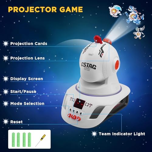 Image of SAMTOP Laser Tag Set Children, Laser Gun Game with Projector for Boys, Multifunctional Laser Tag Gift Boy 6 7 8 9 10 11 12 Years