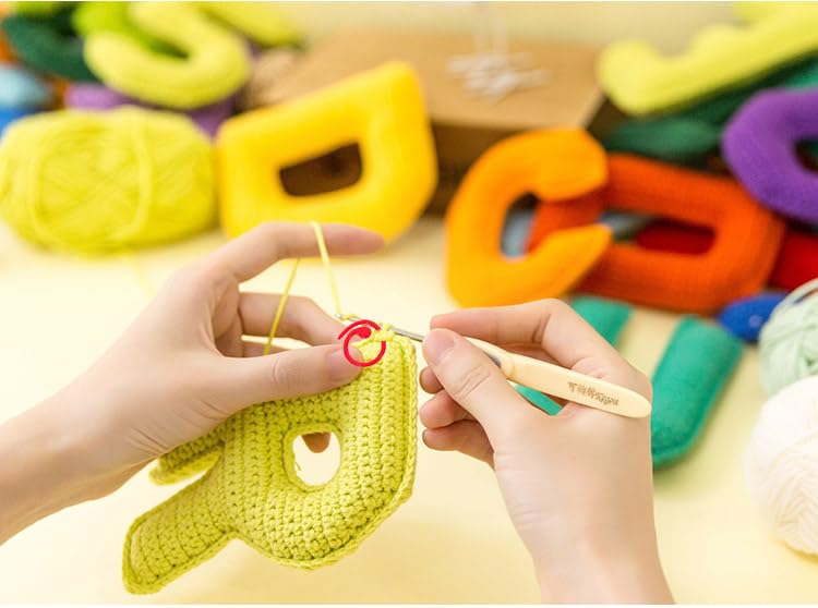 Image of 22pcs Aluminum Cable Needles & Stitch Holders Knitting Tools,Safety Pin Cable Stitches Hook,Large Eye Bent Tapestry Needles for Yarn Sewing Weaving Knitting Sweaters Blanket DIY
