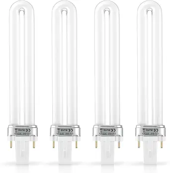 IMIKEYA 4pcs 9W UV Nail Dryer Lamp Bulbs, 365nm