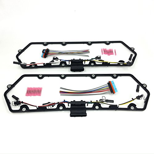 Image of Partsflow Cover Gaskets Harness &Pigtail Kit Compatible With Ford F-350 Super Duty, E-350 Econoline Club Wagon, E-350 Super Duty, F-250 Super Duty, E-350 Econoline