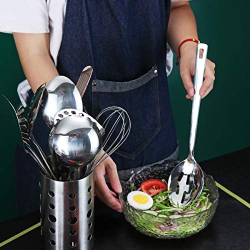 Image of Berglander Stainless Steel Slotted and Basting Spoon, Heat Resistant, Non-Stick, Dishwasher Safe, Easy to Clean