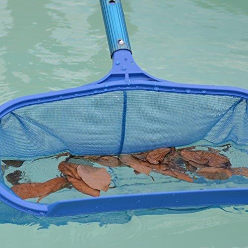 Loijon Escumadores de piscina Redes de piscina Colher de folhas Peso leve Dever Ancinho de baixo arr