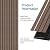 UMIACOUSTICS 4 Pcs 94.4 x 11.8 Inches Acoustic Panel, Decorative Sound Absorbing Wall Panel for Office,Home Theater,Studio,Natural-Walnut