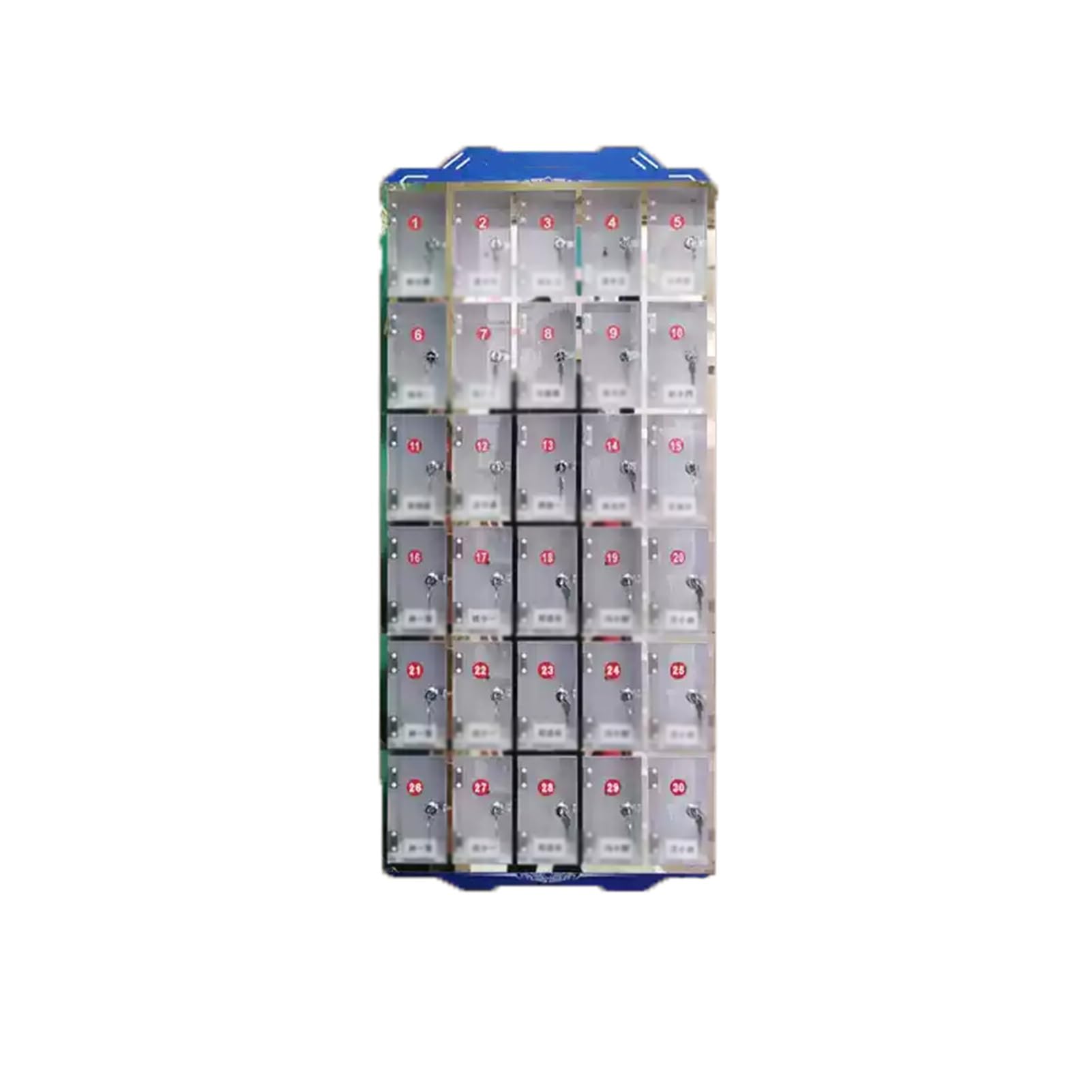 Aufbewahrungsbox für Mobiltelefone von Mitarbeitern, Aufbewahrungsschrank, Tresor, Transparente, abschließbare Wandaufbewahrungsbox für Studenten (-24)