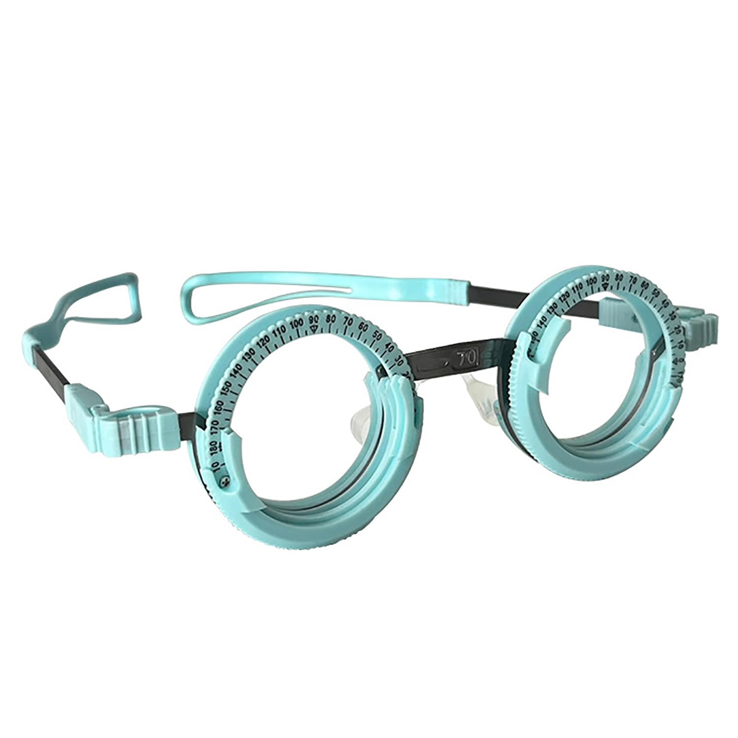 COYEUX Optische Linsenprüfrahmen, debugbarer Spiegelrahmen, 50-72 mm allgemein, für Spiegelspezialisten, Krankenhausoptiker, Schulen