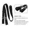 Adjustable Leg Stretcher Lengthen Ballet Stretch Band - Easy Install on Door Flexibility Stretching Leg Strap Great Cheer Dance Gymnastics Trainer stretching equipment taekwondo Training (black)