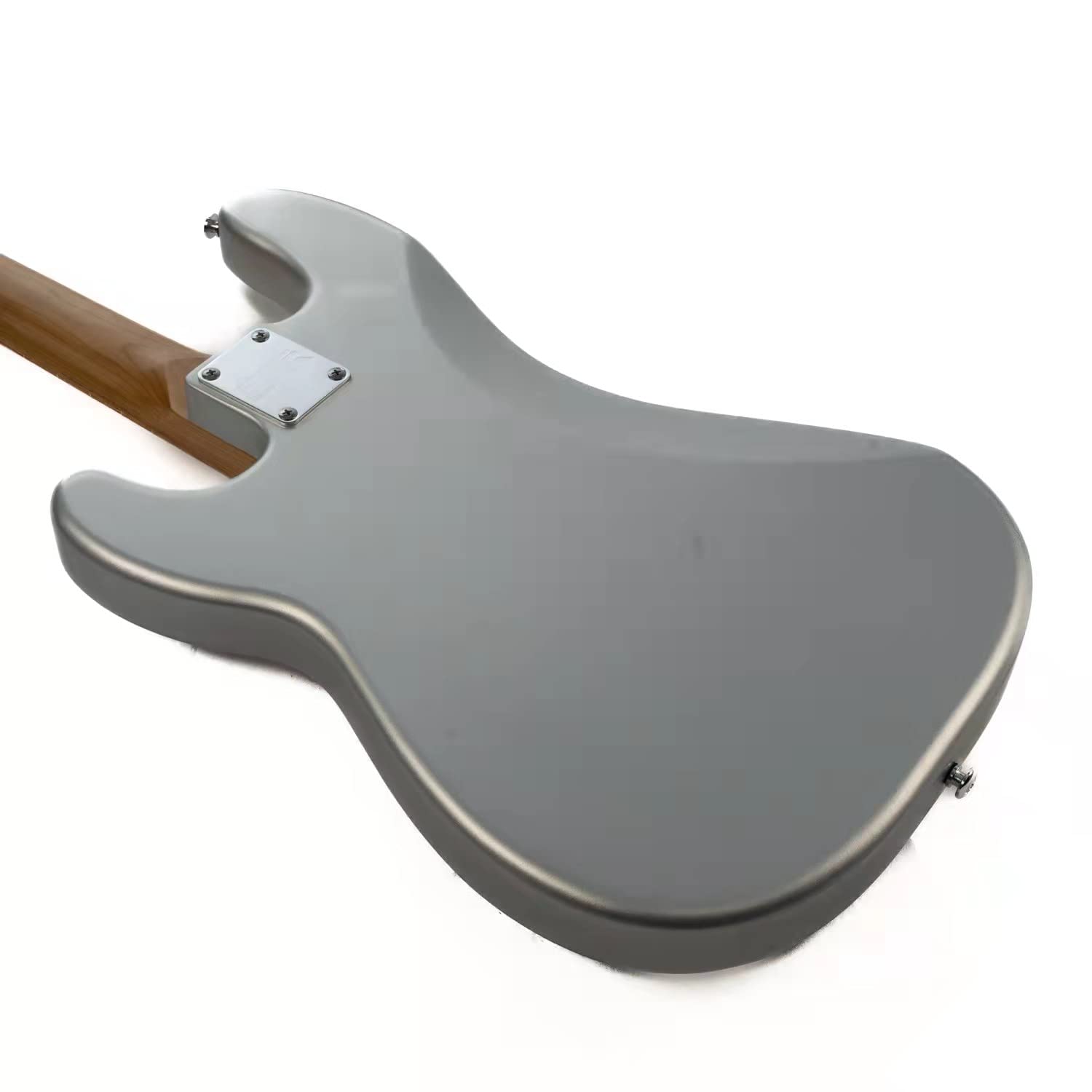 EART Guitarras B10 asado arce cuello caoba cuerpo acero inoxidable traste vintage estándar 4 cuerdas bajo eléctrico
