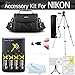Accessory Kit for Nikon Coolpix B500, L330, L340, L120, L310, L810, L820, L620, L830, L840 Digital Camera Includes 4AA High Capacity Rechargeable NIMH Batteries + Rapid Charger + Case + Tripod + More