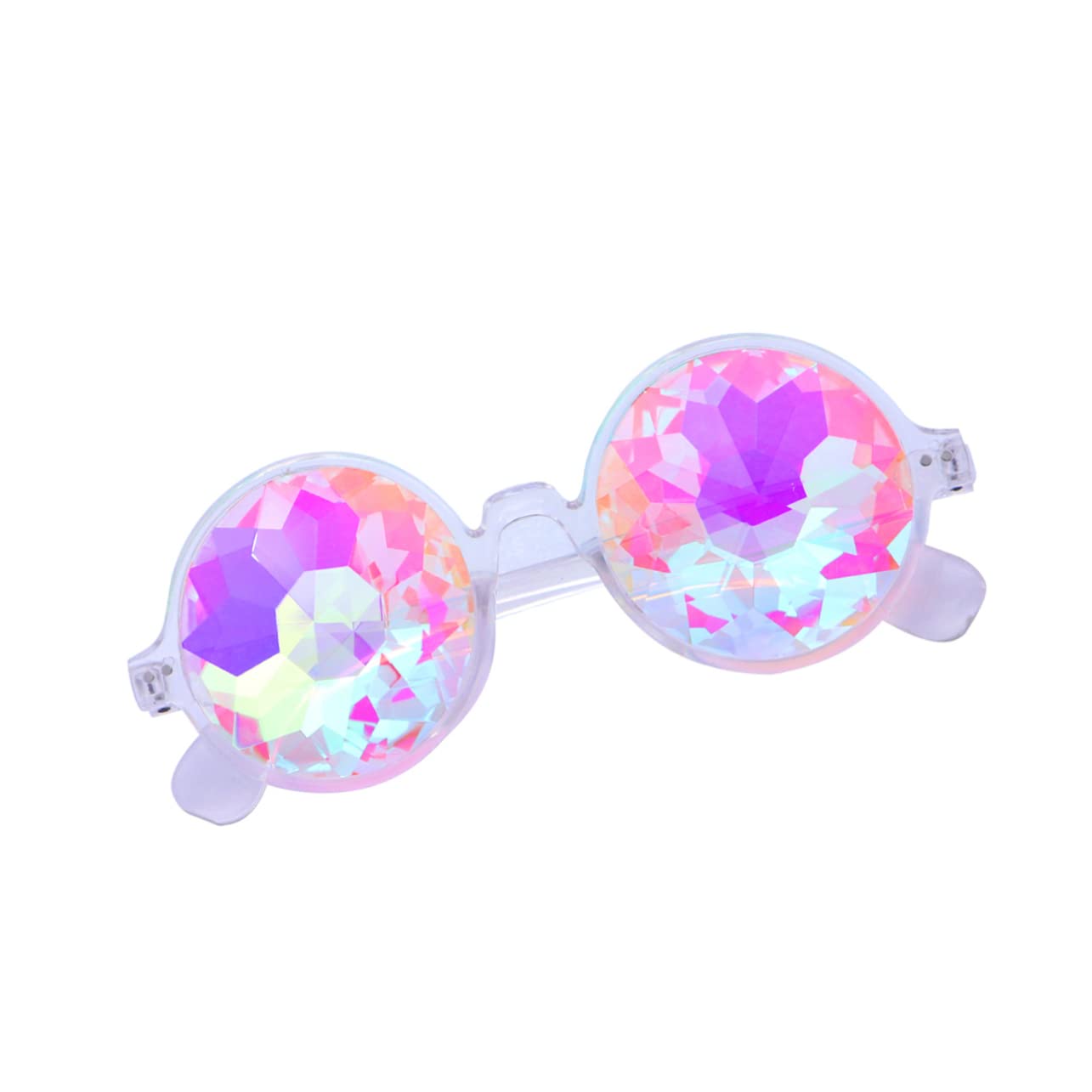 3 Gafas De Sol Caleidoscopio De Moda Con Patas Flexibles Para La Noche Y La Fiesta.