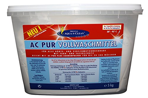 Preisvergleich Produktbild AQUA CLEAN PUR Vollwaschmittel Farb-& Faserschutz 5kg