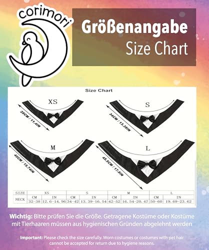 Smoking-Halstuch für Hunde – Eleganter Hundekragen für Hochzeit, Geburtstag & Fotoshooting – Verstellbarer Haustier-Schal im Anzugstil – Festliches Hundeaccessoire (Smoking Schwarz/Weiß, M)