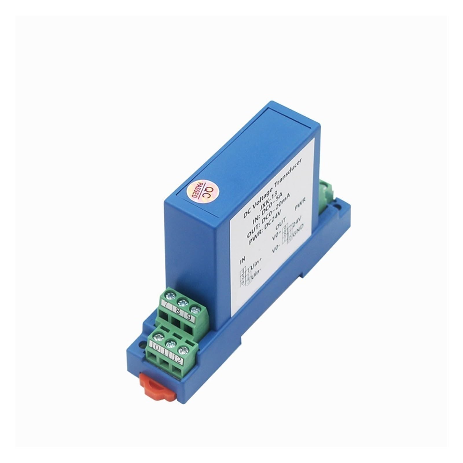 QRUYHBAJU Pressure transducer DC Current Transmitter Transducer 0-10A Amper Meter Monitor Analog 4-20mA Output Current Sensor jxk-13 Voltage DC24V(4-20ma,DC0-10A)