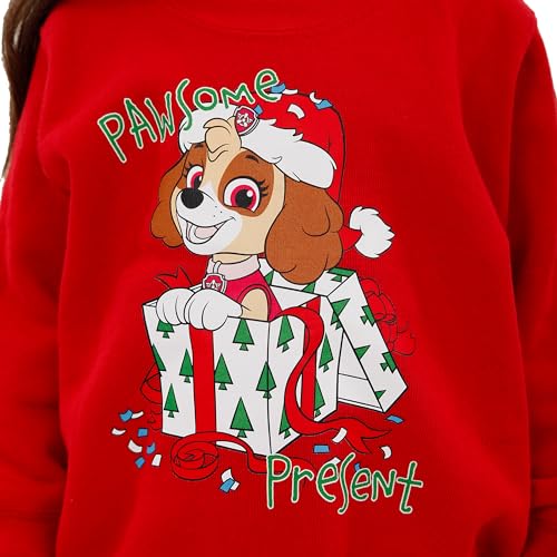 Paw Patrol Christmas Jumper | Skye Girls Xmas Jumper | Childrens Christmas Jumpers | Sizes 4-83