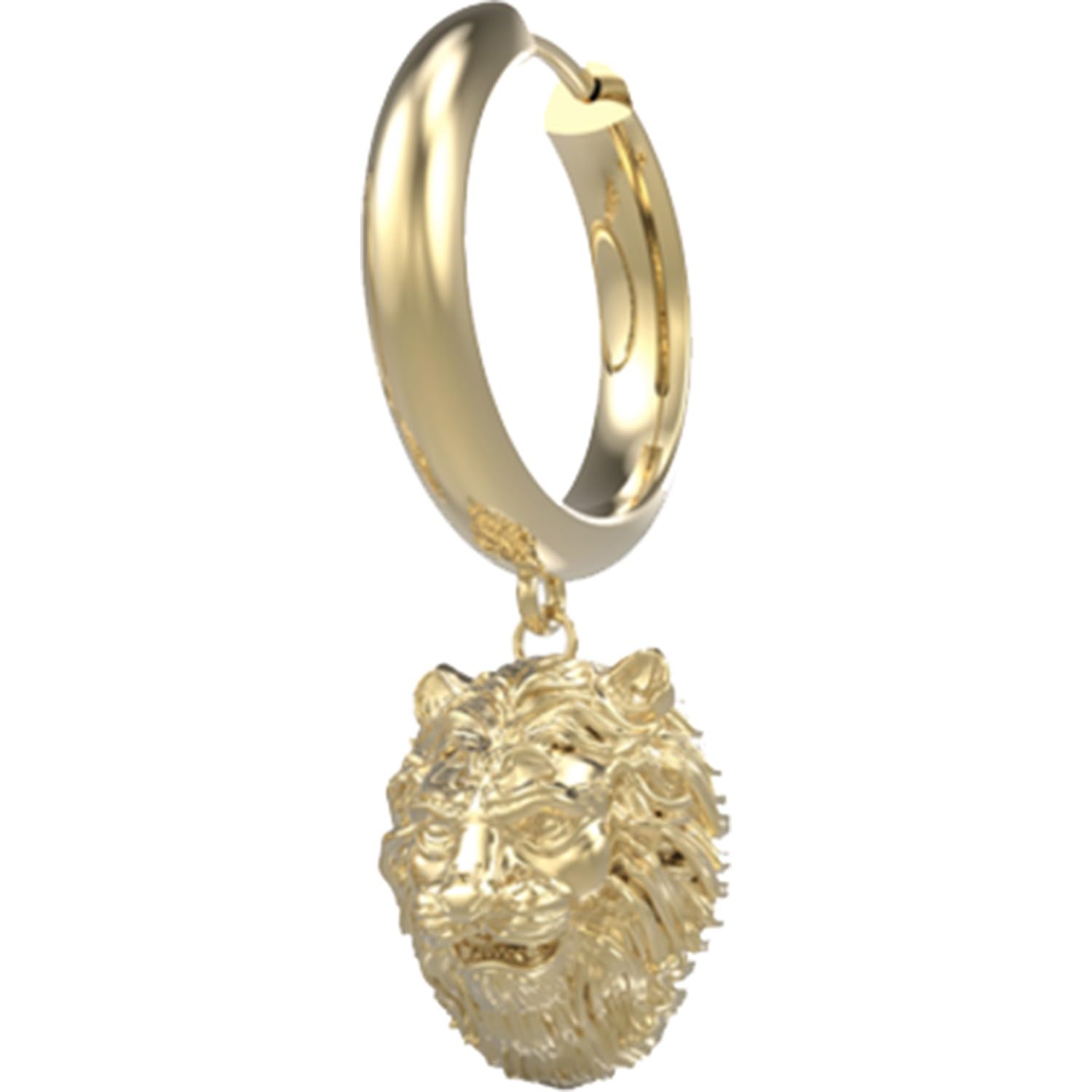 Guess Pendientes Caballero Dorado Lion King Ref: JUME01304JWYGT-U