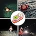 2Pcs Life Jacket Light, Red & Green Water Activated Life Jacket Light, Battery Powered White LED Vest for Boating, Kayaking, Emergency