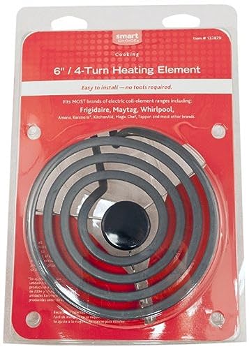 Smart Choice 8-Inch 5-Turn Electric Stove Burner Replacement Surface Element for Electric Coil Oven Ranges, Fits Most