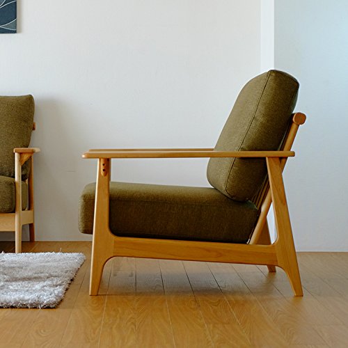 Amazon｜ISSEIKI ソファ 幅80㎝ グリーン ERIS 1P SOFA (NA) (GR) 一人 