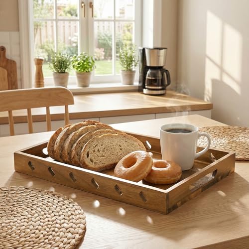 Image of Goaste Wood Bread Cutting Board with Crumb Catcher, 15 Inch Bread Slicer Board with Crumb Holder Tray, Premium Natural Chopping Board for Bagels Sourdough Homemade Loaves, Double as Bread Serving Tray
