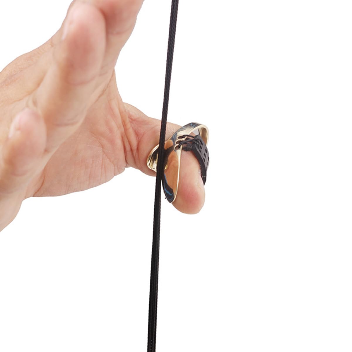 BESPORTBLE Archery Gear Set Thumb Ring Finger Guard Thumb Protector Brass for Traditional Mongolian Archery